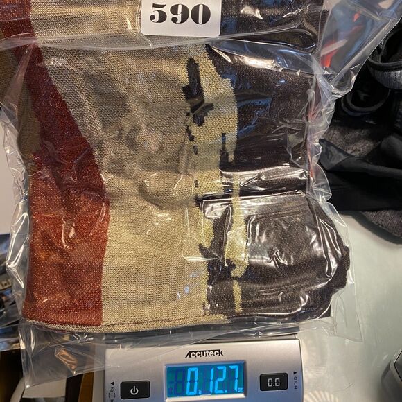 Cotton & Rye Sweater Scenic Desert Southwestern Howling Coyote Bell Sleeve Med - Picture 15 of 15